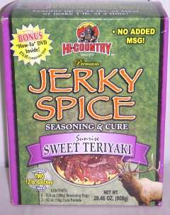 Hi country Jerky Spice Seasoning & Cure Sweet Teriyaki  