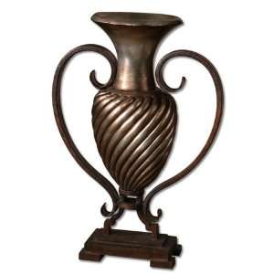  Berti Tall, Metal Vase, Antique Silver Urns, Jar Decor 