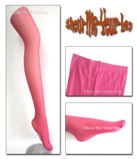 20D Pink Smooth Sheer Tights / Pantyhose / Stockings  