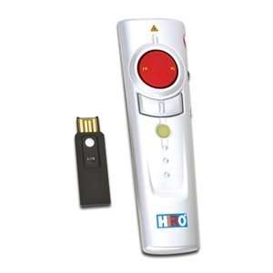  HiRO 4 In 1 2.4GHz WiFi Silver Presenter with USB receiver 