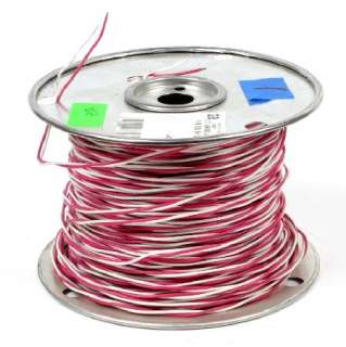 Southwire 500 20 Gauge Red/White Twisted Wire  