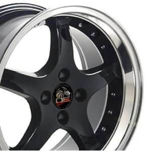 Cobra R 4 Lug Deep Dish Style Wheels with Rivets and Machined Lip Fits 
