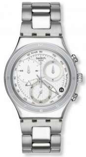 Swatch Chronograph Stainless Steel Mens Watch YCS550G  
