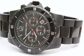 Nuevo reloj MK8161 negro de cronógrafo de hombres de Michael Kors