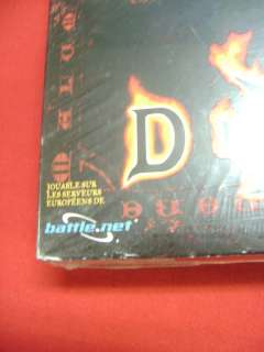 VERY RARE Diablo II French SEALED BOX Francais pc game  