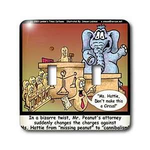  Londons Times Funny Animals Cartoons   Elephant Courtroom 