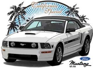 2007 Ford Mustang LE California Licenced Tshirt #7062  