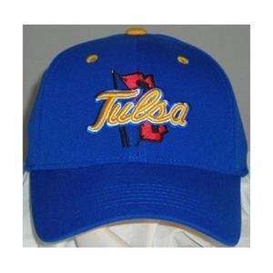  Tulsa One fit Hat By Top Of The World   One Size Royal 