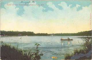 Lake Winnebago Fond Du Lac Wis 1911  