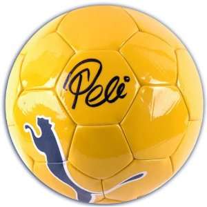  Pele Autographed Puma Soccer Ball 