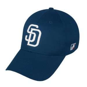 MLB ADULT San Diego PADRES Home Navy Blue Hat Cap Adjustable Velcro 