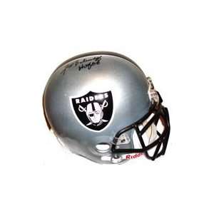  Fred Biletnikoff Autographed Oakland Raiders NFL Full Size 
