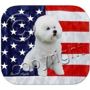  Bichon Frise Patriotic Mousepad