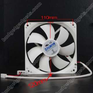 NEW 120mm 3 Pin 0.16A PC CPU Cooler Cooling Fan 12V  