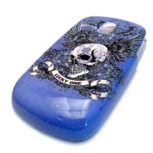  Samsung R355c Blue Skull Wing Lucky Design Hard Case Cover 