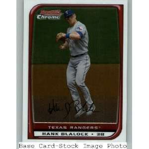  2008 Bowman Chrome #161 Hank Blalock   Texas Rangers 
