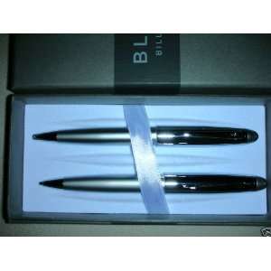   Cross Pen & Pencil Set Two Tone Chrome for Bill Blass 