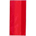 30 Ruby Red Cellophane Gift Bags   Plastic Loot/Party/Wed​ding
