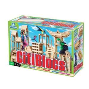   CITIBLOCS Original Wooden Building Block Set   52 Piece Toys & Games