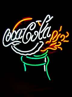 COCA COLA COKE SODA DRINK BEER BAR NEON LIGHT SIGN  