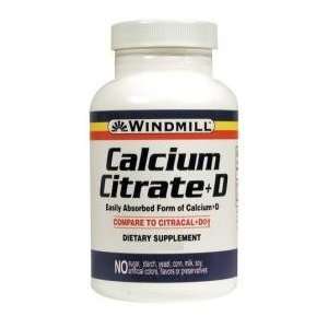  Calcium Citrate +d Tabs Wmill Size 60 Health & Personal 