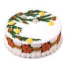 Christmas Poinsettia Gold Gift Designer Prints Edible Image Cake 