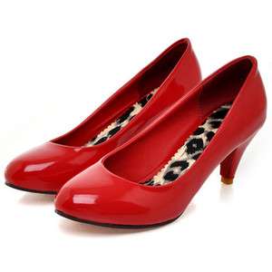2012 Spring New Fashion Patent Leather Womens Shoes Sweet High Heels 