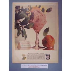  Lady Borden Ice Cream,Authentic original 1963 print ad 