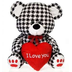 20 Sitting Couture Bear Holding Heart Case Pack 4