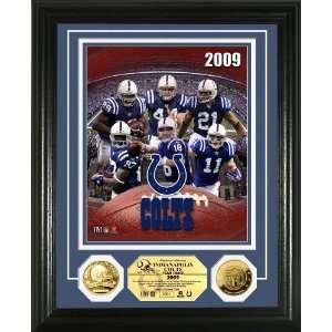 Indianapolis Colts Team Force 24KT Gold Coin Photo Mint