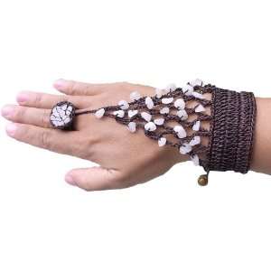   Combo White Net Handmade in Thailand Wax String Fair Trade Jewelry