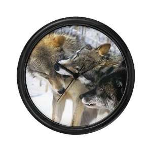 Wolf Timbers Pack Wolf Wall Clock by 