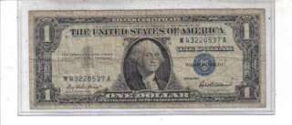 1957 SILVER CERT $1 ONE DOLLAR Z98119005A  