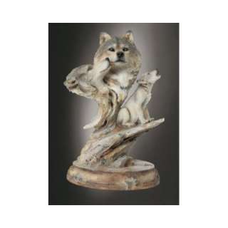  Mill Creek Studios   Family Song   3866   Wolf Sculpture