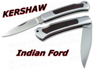 Kershaw Indian Ford ROSEWOOD Lockback Folder Plain 2155  