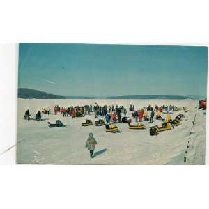 Post Card Snowmobile Derby, # 506, Upper Michigans Snowland, J3710 