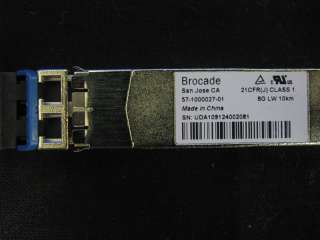 Brocade XBR000153   8Gb Fibre Channel SFP Tranceiver  