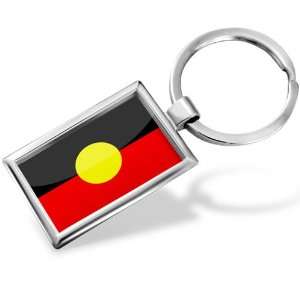  Keychain Aborigines Flag region Australia   Hand Made 
