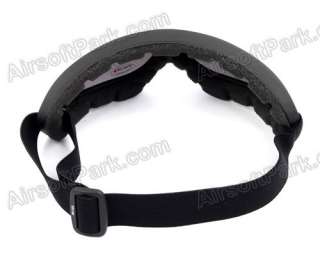 Airsoft X400 Wind Dust Protection Goggle Glasses Black  