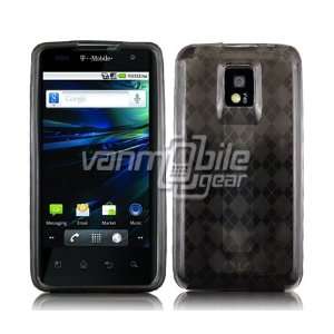   Hard Rubber Skin Case Cover + Car Charger for LG G2x 
