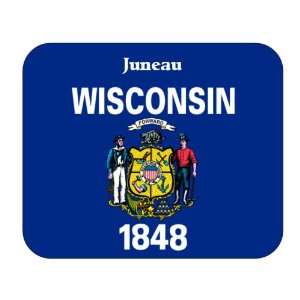  US State Flag   Juneau, Wisconsin (WI) Mouse Pad 