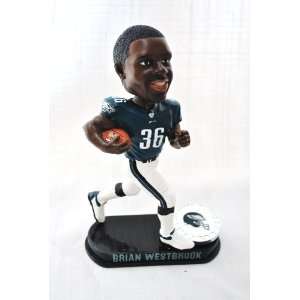   36 Brian Westbrook Blatinum base action Bobble Head 