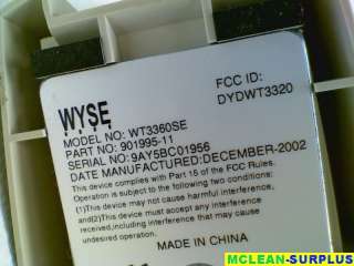 Wyse WinTerm WT3360SE Thin Client Terminal  