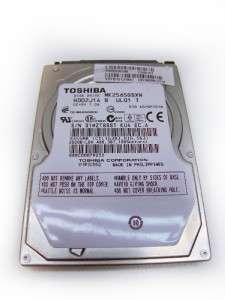 Toshiba 250GB 5400RPM MK2565GSXN Sata Laptop Hard Drive Non working 