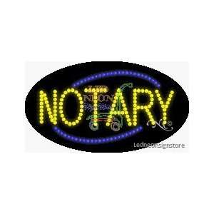  Notary LED Business Sign 15 Tall x 27 Wide x 1 Deep 