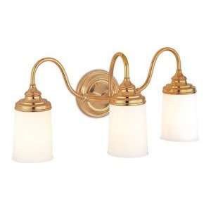  Winstead Triple Vanity Light in Antique Brass