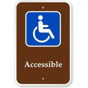  Accessible (with Graphic) Diamond Grade Sign, 18 x 12 