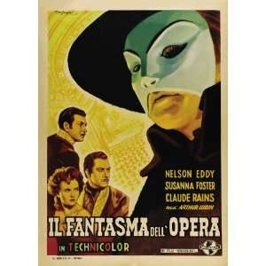  The Phantom of the Opera (1943) 27 x 40 Movie Poster 