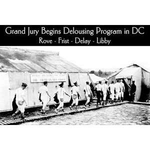 Grand Jury Begins Delousing Program   16x24 Giclee Fine 