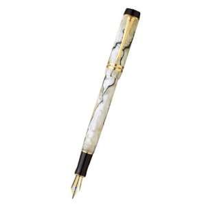 com Parker Duofold Pearl and Black Centennial Fine Point Fountain Pen 